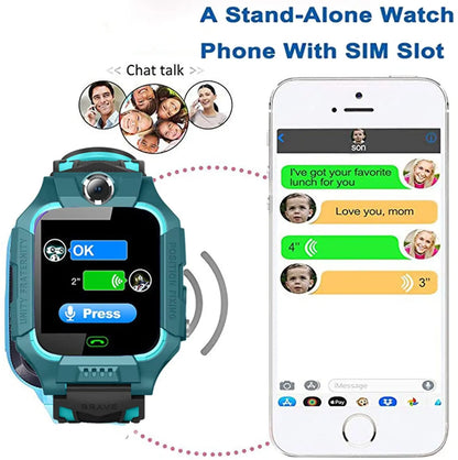 4G kids Smart Watch SOS Waterproof Sim Card Smartwatch for Children Boy Child Watch Girl LBS Location Tracker Clock Phone Call