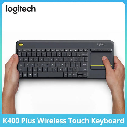 Logitech K400Plus Android Smart TV Laptop Touch Panel Wireless Touch Keyboard